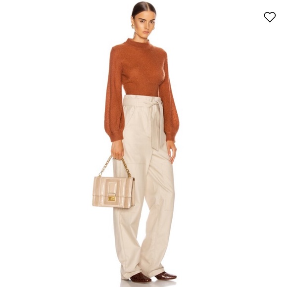 FENDI Embossed Kan U Bag in Nude - Picture 6 of 16